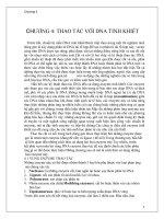 Giáo trình -công nghệ di truyền - chương 4 ppt