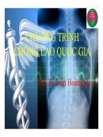 Bài giảng Chương trình chống lao quốc gia  ThS.Bs Trần Hoàng Duy