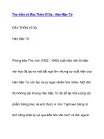 Tìm hiểu về Đây Thôn Vĩ Dạ - Hàn Mặc Tử pps