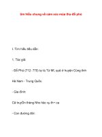 tìm hiểu chung về cảm xúc mùa thu-đỗ phủ pps