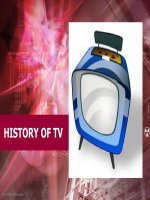 BÀI THUYẾT TRÌNH VỀ LỊCH SỬ TRUYỀN HÌNH ppt