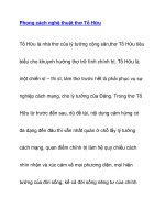 Phong cách nghệ thuật thơ Tố Hữu doc