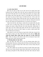 khảo sát công tác hoạch định chiến lược tại công ty tư vấn thiết kế b.r