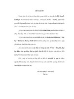 phân tích bộ nhiễm sắc thể (karyotype) ở những cặp vợ chồng sảy thai liên tiếp và sinh con bị dị tật bẩm sinh