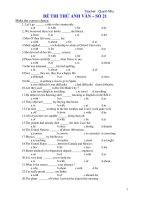 ĐỀ ÔN THI HSG – ĐỀ 21 doc