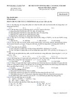 ĐỀ THI TUYỂN SINH ĐH, CĐ_MÔN HÓA_ KHỐI B_NĂM 2007_MÃ ĐỀ 629 docx