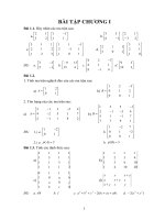 Bài tập về ma trận ppt