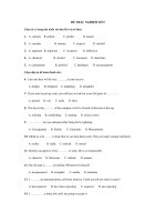 ĐỀ TRẮC NGHIỆM SỐ 5 ppt