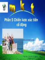 Phần 5: Chiến lược xúc tiến cổ đông pptx