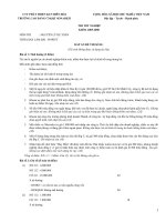 Đề thi tốt nghiệp chuyên ngành kế toán - Đề số 15 doc