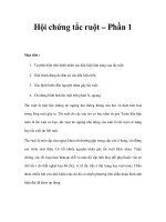 Hội chứng tắc ruột – Phần 1 ppt