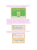 Hướng dẫn chia sẻ file trực tiếp bằng Limewire ppt