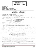 Cấu trúc đề vật lí pdf