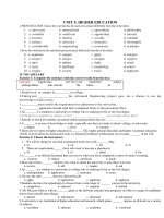 UNIT 5: HIGHER EDUCATION doc