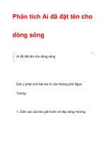 Phân tích Ai đã đặt tên cho dòng sông pptx