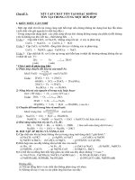 Xét cặp chất tồn tại hoặc không tồn tại trong cùng một hỗn hợp pps