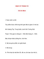 NHẬT KÝ TRONG TÙHồ Chí Minh potx