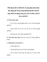 Phê duyệt hồ sơ thiết kế và cấp phép khai thác tận dụng gỗ trong rừng phòng hộ khi chuyển mục đích sử dụng rừng của các tổ chức; mã số hồ sơ 022471 docx