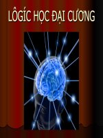 Chương I - ĐẠI CƯƠNG VỀ LÔGÍC docx
