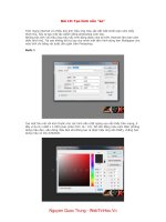 Bài 19: Tạo hình nền 