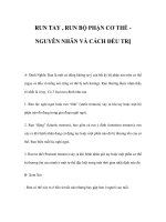 RUN TAY, RUN BỘ PHẬN CƠ THỂ NGUYÊN NHÂN VÀ CÁCH ĐỀU TRỊ pdf