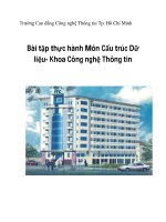 Bài tập thực hành Môn Cấu trúc dữ liệu -phần 5 pdf