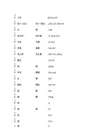 Từ Vựng Hán Ngữ Giáo Trình 2 doc