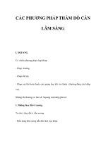 CÁC PHƯƠNG PHÁP THĂM DÒ CÂN LÂM SÀNG pdf