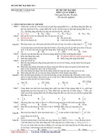 THI THỬ ĐẠI HỌC MÔN VẬT LÝ KHỐI A- SỐ 3 docx