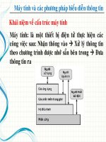 Máy tính và các phương pháp biểu diễn thông tin ppsx