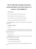 Thủ tục chấp thuận hoạt động tôn giáo ngoài chương trình đăng ký của tổ chức tôn giáo cơ sở (mã hồ sơ: T-BPC-008602-TT) pdf