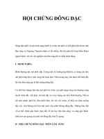 HỘI CHỨNG ĐÔNG ĐẶC potx