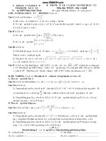 Đề thi thử đại học môn Toán - Đề thi số 3 pptx