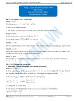 ĐỀ TỰ LUYỆN THI THỬ ĐẠI HỌC SỐ 07 MÔN: TOÁN pot