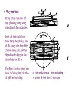 Bài giảng nguyên lý cắt gọt gỗ : Nguyên lý và công cụ phay part 3 potx