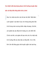 Vợ nhặt xây dựng đựơc tình huống truyện đặcsắc docx