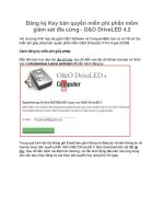 Đăng ký Key bản quyền miễn phí phần mềm giám sát đĩa cứng - O&O DriveLED ppsx