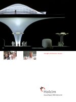 holcim strength performance passion annual report 2006 holcim ltd