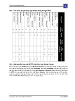 Quá trình hình thành giáo trình hướng dẫn sử dụng các tab thuộc tính trong domain controller p7 pot