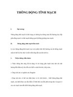 THÔNG ĐỘNG-TĨNH MẠCH ppt