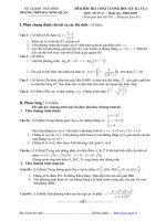 Đề kiểm tra chất lượng học kỳ II lần II - Trường thpt bắc đông quan docx