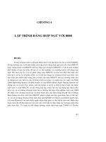 Chương 4 - Lập trình bằng hợp ngữ với 8088 potx