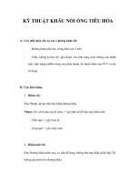 KỸ THUẬT KHÂU NỐI ỐNG TIÊU HÓA ppsx