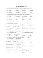 ĐỀ THI THỬ ĐẠI HỌC – SỐ 13 pptx