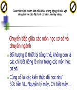 Giáo trình hình thành bản mẫu khối lượng trọng tải của vật nâng đối với các đặc tính cơ bản của máy nâng p1 docx