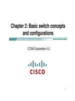 Chapter 2: Cơ bản về Switch các khái niệm và cấu hình pot