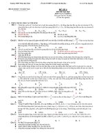 THI THỬ ĐẠI HỌC MÔN VẬT LÝ KHỐI A ĐỀ SỐ 6 - TRƯỜNG THPT PHAN BỘI CHÂU ppt