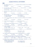 Trắc nghiệm luyện thi đại học chuyên đề ngữ pháp tiếng anh - test 93-100 docx