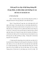 Giải quyết trợ cấp xã hội hàng tháng đối với gia đình, cá nhân nhận nuôi dưỡng trẻ em mồ côi, trẻ em bị bỏ rơi doc