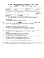 Đề thi hết môn nguyên lý cơ bản của chủ nghĩa Mác Lenin - Đề số 16 ppt